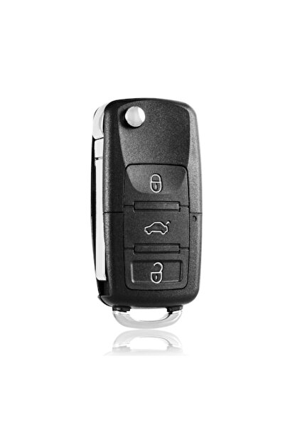 FINTERRY Κάλυμμα κλειδιού αυτοκινήτου με 3 κουμπιά συμβατό με Volkswagen Seat...