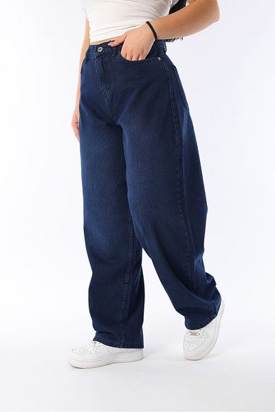 moda camiya Blue Jean Mature Physique Comfortable Fit Pants
