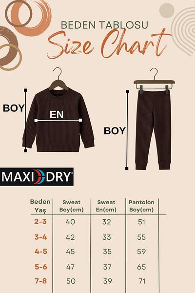 MAXI DRY Long Sleeve Seasonal Girl's Double Bottom Top Set New Year's Eve