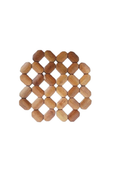 OEM Suport pentru ghiveci, lemn, 15x15cm, maro