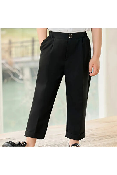 shop Pantaloni negri pentru băieți, pregătiți pentru școală