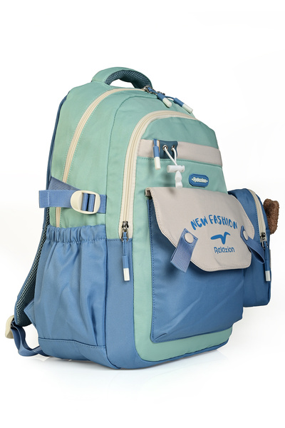 Relaxion 1513 Multi-Eye School and Daily Backpack - Pen Holder Gift