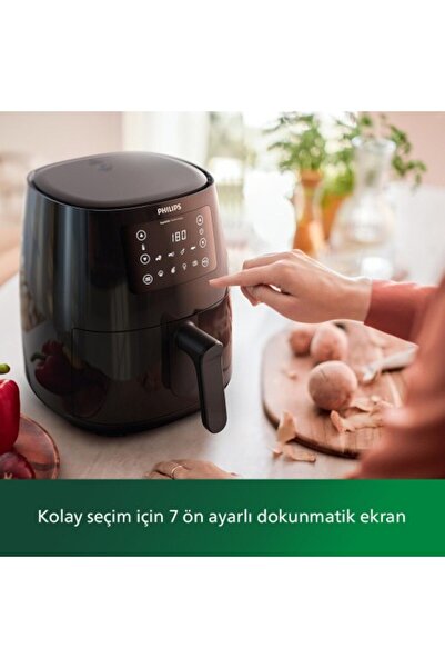 Philips 3000 Serisi Airfryer Large, Rapid Air Teknolojisi, 4.1 Lt, 7 Ayarlı D...