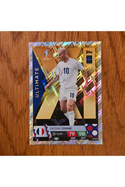 Topps Euro 2024 Ultimate Zinedine Zidane Oyun Kartı