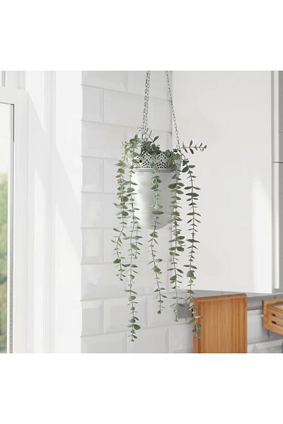 IKEA Artificial Potted Plant, Indoor/Outdoor Hanging/Eucalyptus, 58 x 9 cm
