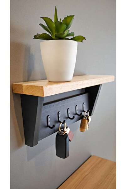 EYA STUDİO 5 Kancalı Anahtar Askılığı Duvar Dekorasyonu