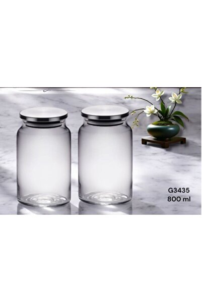 GÖNÜL Metal Kapaklı Cam Kavanoz 0.80 LT