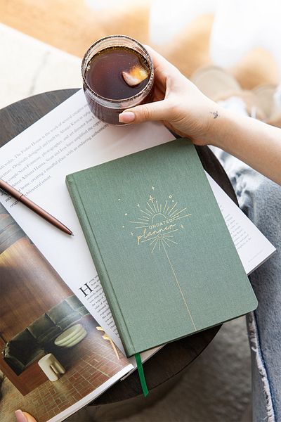 PAPERORA A5 Λινό Unplugged Planner Agenda Green