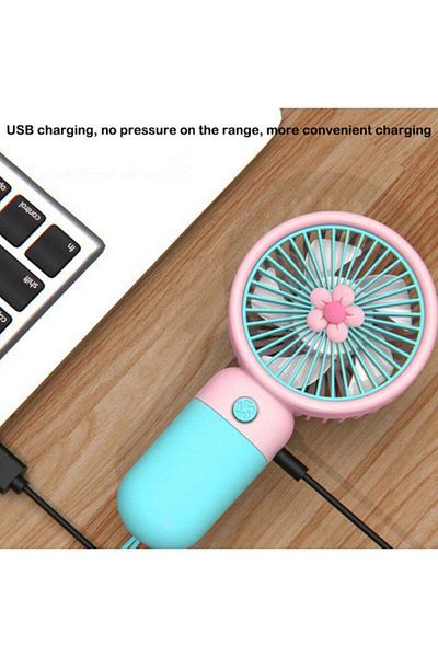genric Mini Portable USB Rechargeable Handheld Fan - Instant Cooling for Home, Office, Travel, & Outdoor Ac