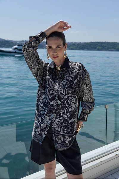 NUR KALAY COLLECTION طقم مفاتيح حريرية منقوشة من بانو