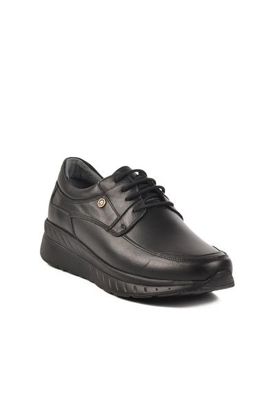 AYK'S Black Genuine Leather Men's Casual Shoes C411 m