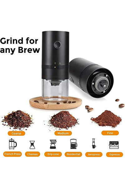 Wasat ELArab مطحنة قهوة محمولة Primo Plus اللون اسود