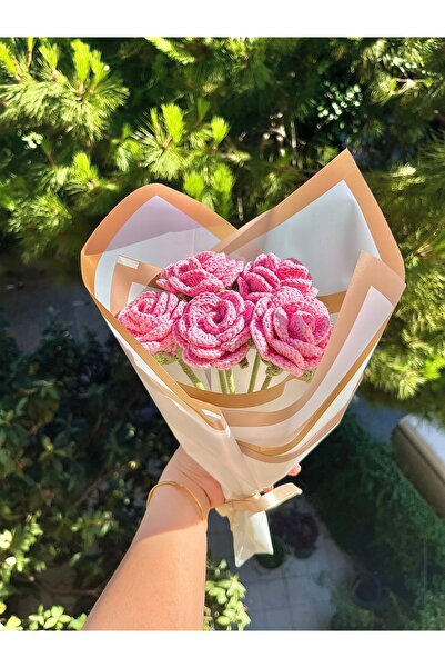 Zey's Amigurumi Amigurumi Örgü Çiçek Gül Buketi - Anneye,sevgiliye, Arkadaşa ...