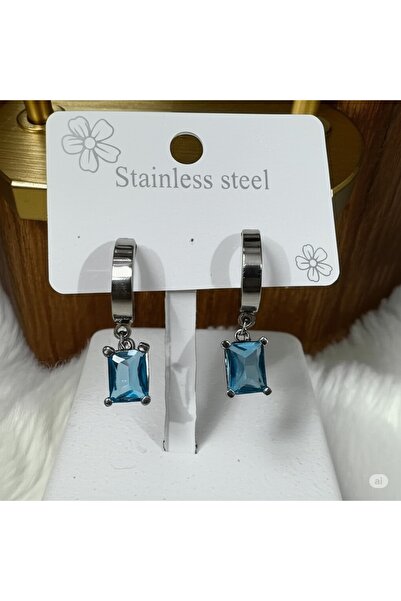 FAMEMUS ACCESSORY حلق فضي من الفولاذ