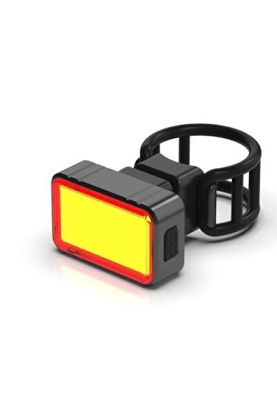 Carsons Lumină spate pentru bicicletă/trotinetă, 28 LED-uri, reîncărcabilă USB, 6 moduri de iluminare, neagră