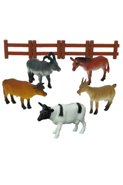 NW NessiWorld حيوانات المزرعة في حقيبة