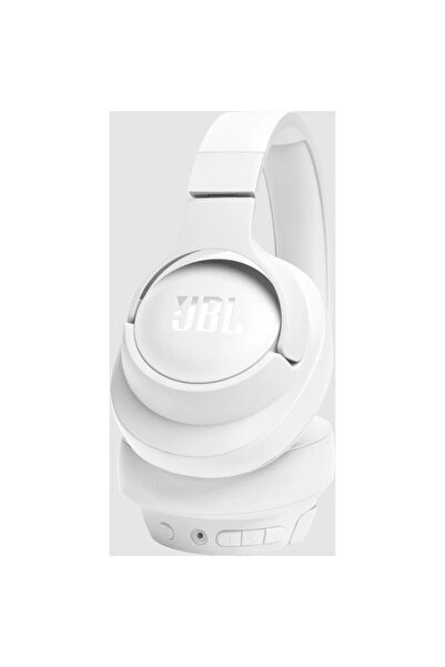 JBL Tune 720BT Wireless Over-Ear Headphones, Pure Bass, Bluetooth 5.3, White