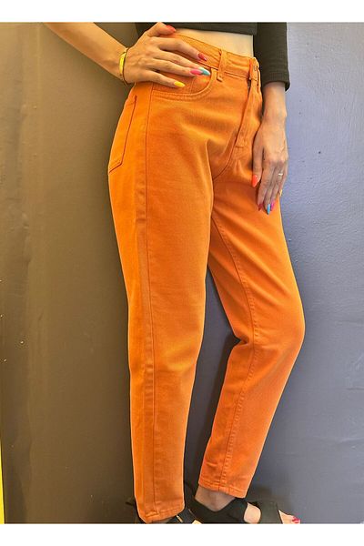 Gönülden Tasarım Denim High Waist Women's Pants