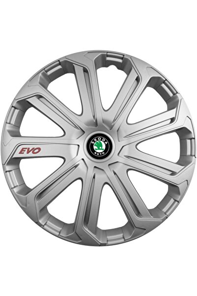 Autohelix MSA Set de 4 capace de jantă Evo Gri R16, pentru Skoda