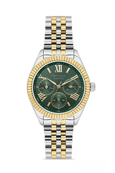 Ferrucci Rolex kasa iç aksamları aktif orijinal 2 yıl garantili çelik kordon kadın kol saati