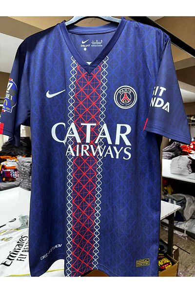 BARBITOS Osmane Dembele Psg 2025/26 New Season Home Adult Jersey-Navy Blue Z11