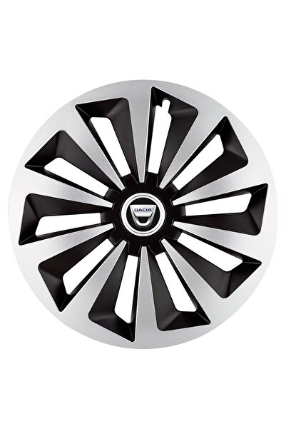 Autohelix MSA Set de 4 capace jante Fox Gri-Negru R17 pentru gama Dacia