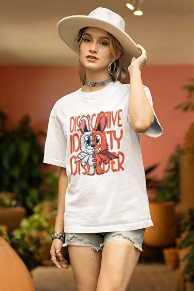 ArtYus Unisex Bărbați/Femei Demon Înger Iepure Colorat cu imprimeu supradimen...