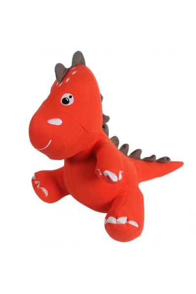 NW NessiWorld لعبة دينو القطيفة من نيسي وورلد، برتقالية، 40 سم