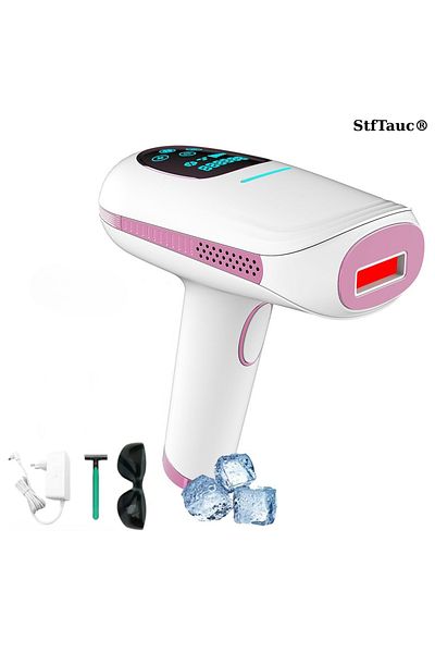 StfTauc IPL Epilator, Permanent painless hair removal, 999,999 pulses, 9 levels, HR/SC/RA Mode