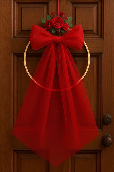 Shoeshop 5 Metre 75 Cm. Beyaz Bohça Süsü, Nişan Bohça Süsü, Kapı Süsü Tülü, D...