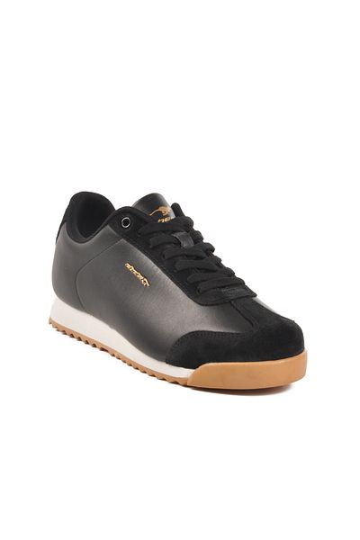 AYK'S Black-Crep Memory Foam Men's Sports Shoes 61 Peru m