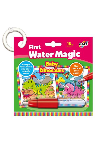 Galt Prima mea carticica Water Magic - Micutii dinozauri