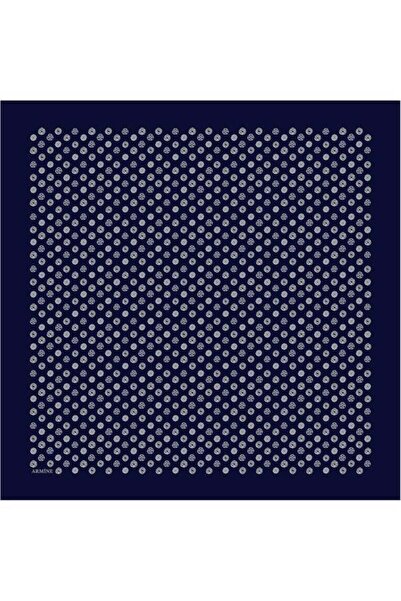 Armine Eșarfă de mătase Nostalgia - 7926-68 Twill bleumarin