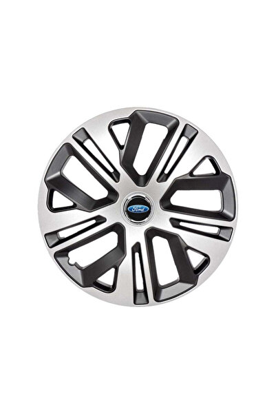 Autohelix MSA Set de 4 capace de jantă Raven Grey-Black R15, pentru gama de mașini Ford