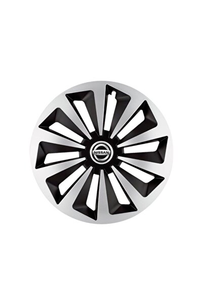 Autohelix MSA Set de 4 capace de jantă Fox Gri-Negru R14 pentru gama de mașin...