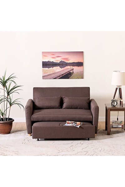 Danube Home أريكة سرير من القماش ألفا بمقعدين