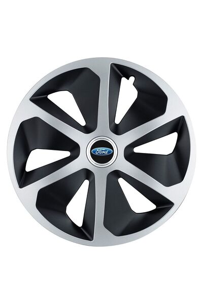 Autohelix MSA Set de 4 capace de jantă Roco Gri-Negru R17 pentru gama de mașini Ford