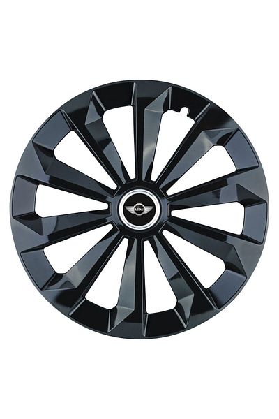 Autohelix MSA Set de 4 capace de jantă Fame Black R14 pentru gama de mașini Mini