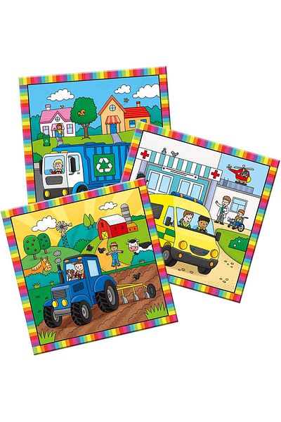 Galt Baby Water Magic: Carte de colorat Vehicule