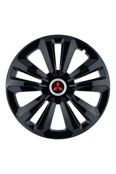 Autohelix MSA Set de 4 capace de roți Terra Black R15, pentru Mitsubishi