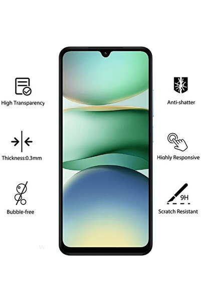 Generic Xiaomi Redmi A5 For Tempered Glass Screen Protector - Black