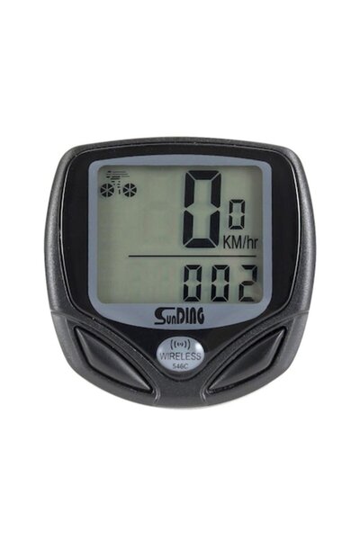 Carsons Cyclocomputer WIRELESS, 14 Functions, Black