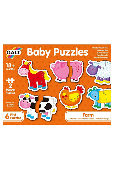 Galt Baby Puzzle - Ferma (2 piese)