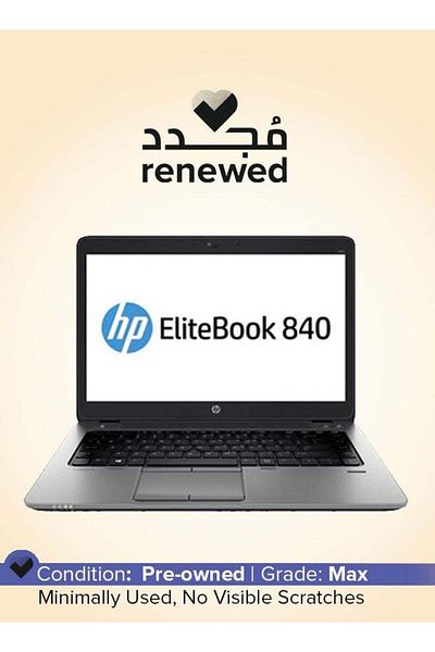 HP Pre-Owned Elitebook 840 G2 2015 14-inch Intel Core i5 5th Gen 4 GB 128 GB Intel HD Graphics Black