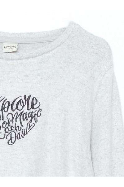 LC Waikiki Tricou pentru fetiță cu gât