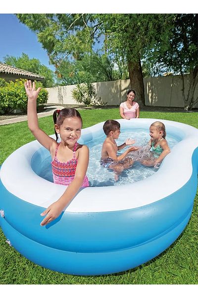 BESTWAY مسبح عائلي كبير على شكل بحيرة 262x157x46 سم