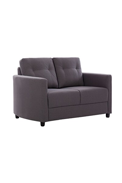 Danube Home Nottingham 2 Seater Fabric Sofa - Dark Slate Grey L135.5xW85xH88cm