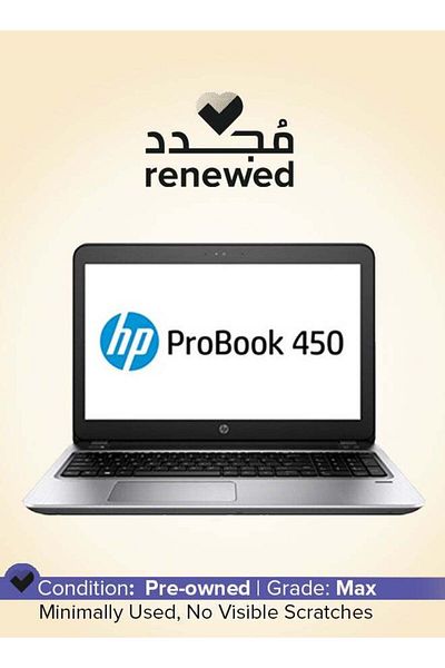 HP Pre-Owned Probook 450 G4 15-inch Intel Core i5 7th Gen 8 GB 256 GB Intel HD Graphics Black