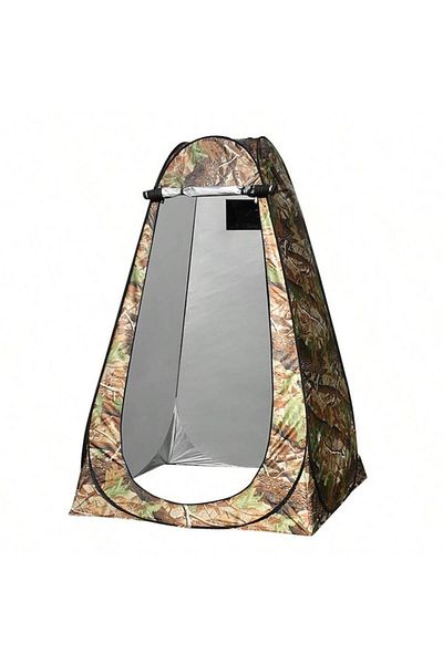 OEM Cort de camping, plajă, pescuit, impermeabil, protecție UV, 120x190cm, 4 stâlpi metalici