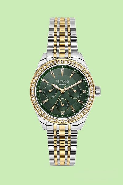 Ferrucci Stoned Interior Fittings Active New Season Women's Wrist Watch